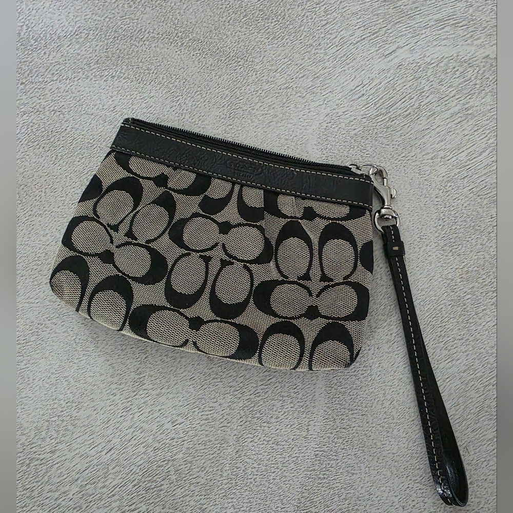 Coach Signature Wristlet